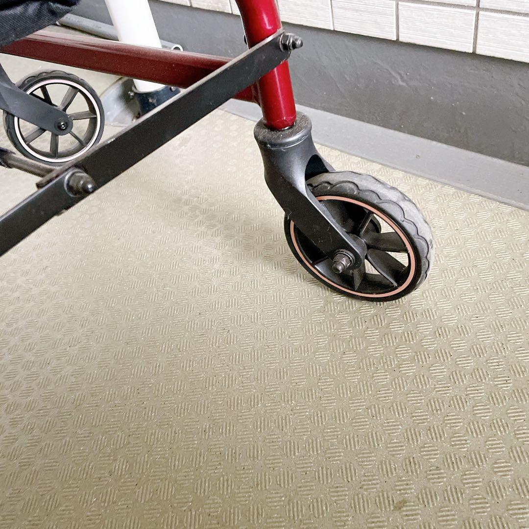 HAIBOO 歩行器 高齢者用 折りたたみ 軽量 低め 座れる シルバーカー