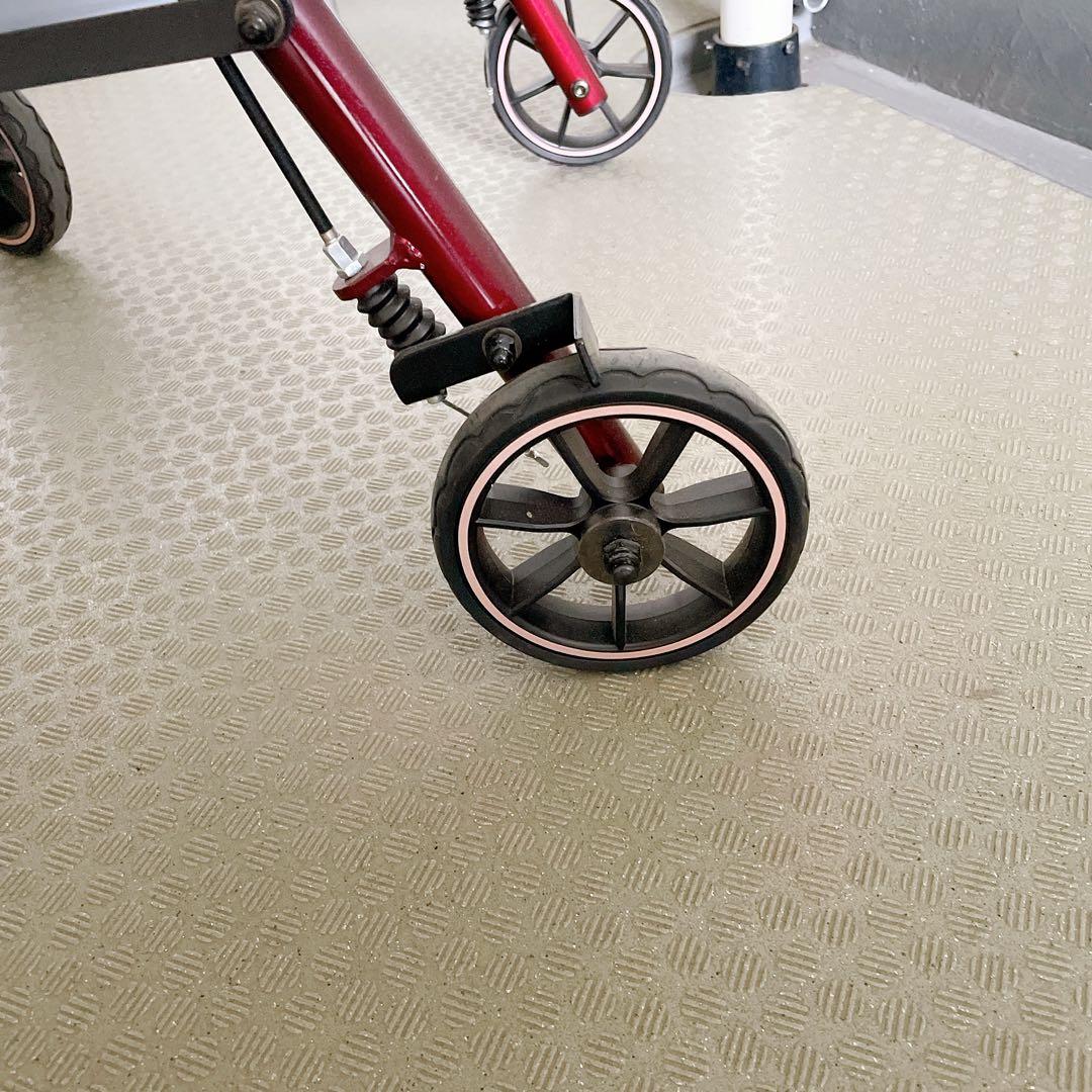 HAIBOO 歩行器 高齢者用 折りたたみ 軽量 低め 座れる シルバーカー