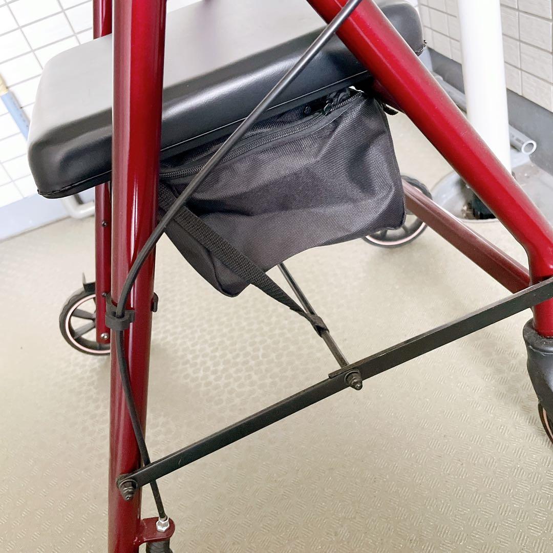 HAIBOO 歩行器 高齢者用 折りたたみ 軽量 低め 座れる シルバーカー