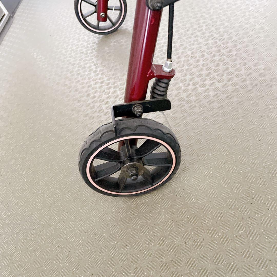 HAIBOO 歩行器 高齢者用 折りたたみ 軽量 低め 座れる シルバーカー