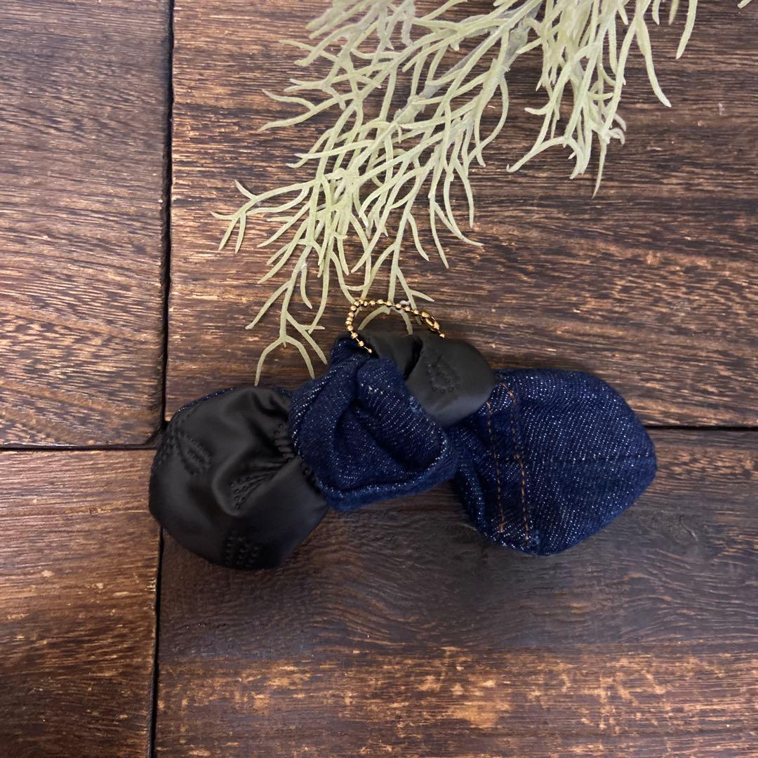 253コロ葱（マロ）♡デニムリメイク⭐️フリル⭐️ショルダーバッグ⭐️ポーチ