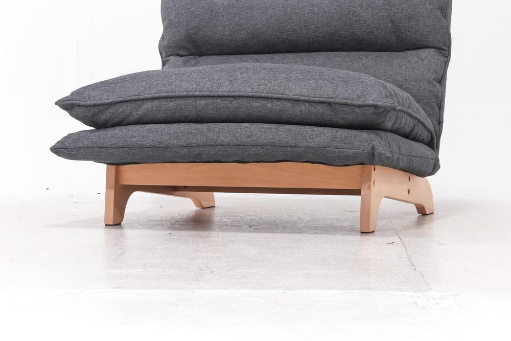 《新品・送料無料》ダブルクッション座椅子　フィット２　１Ｐ　ＤＧＹ