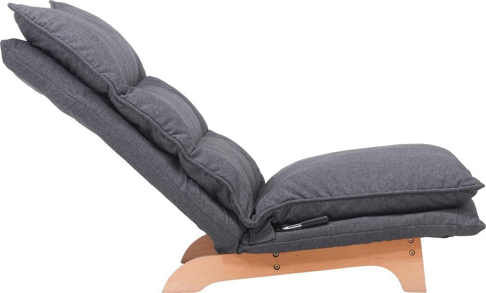 《新品・送料無料》ダブルクッション座椅子　フィット２　１Ｐ　ＤＧＹ