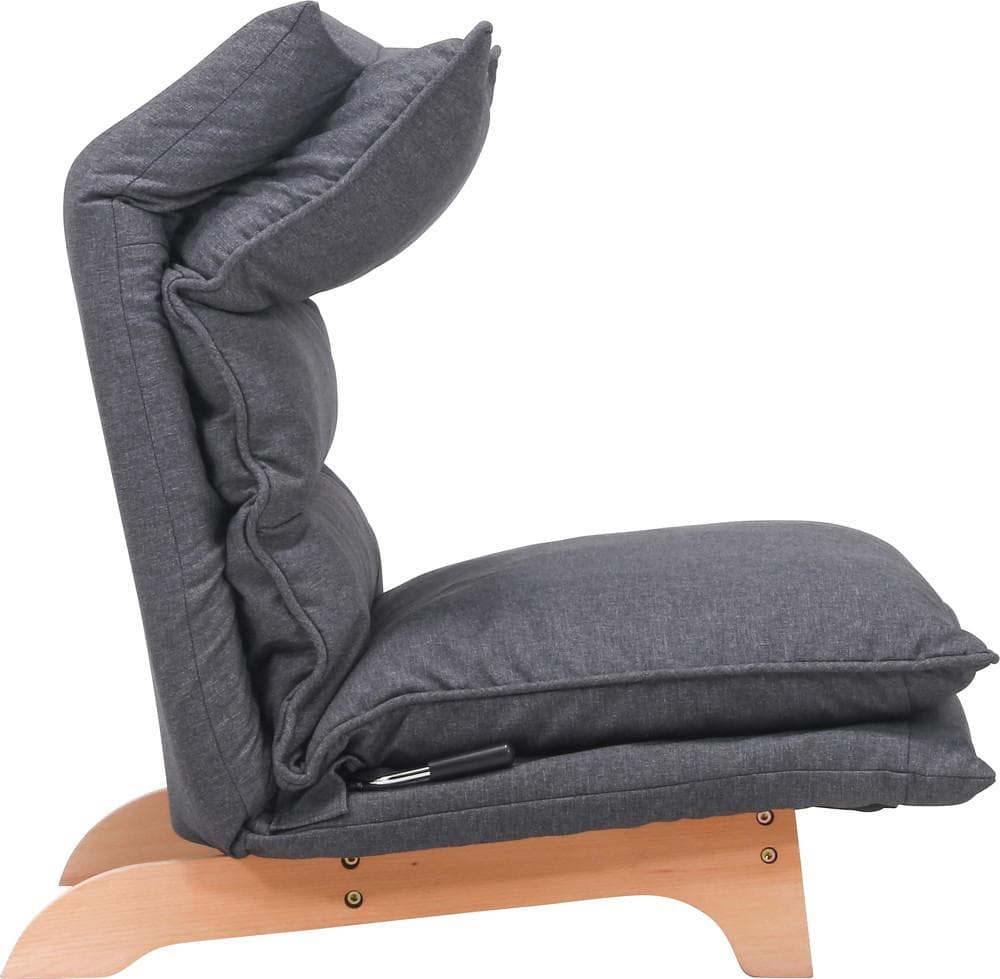 《新品・送料無料》ダブルクッション座椅子　フィット２　１Ｐ　ＤＧＹ