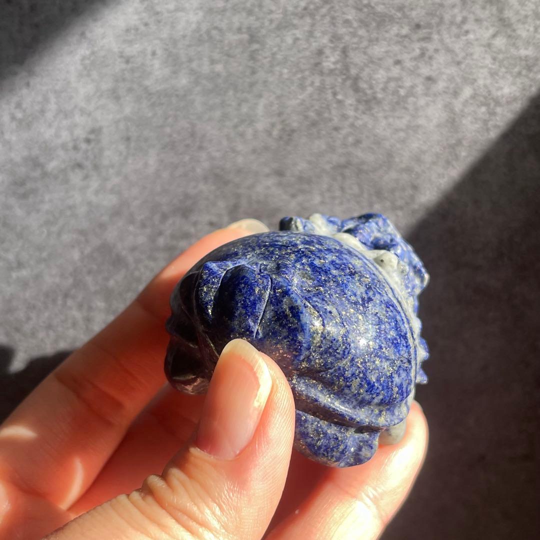 ラピスラズリ パイライト 龍亀