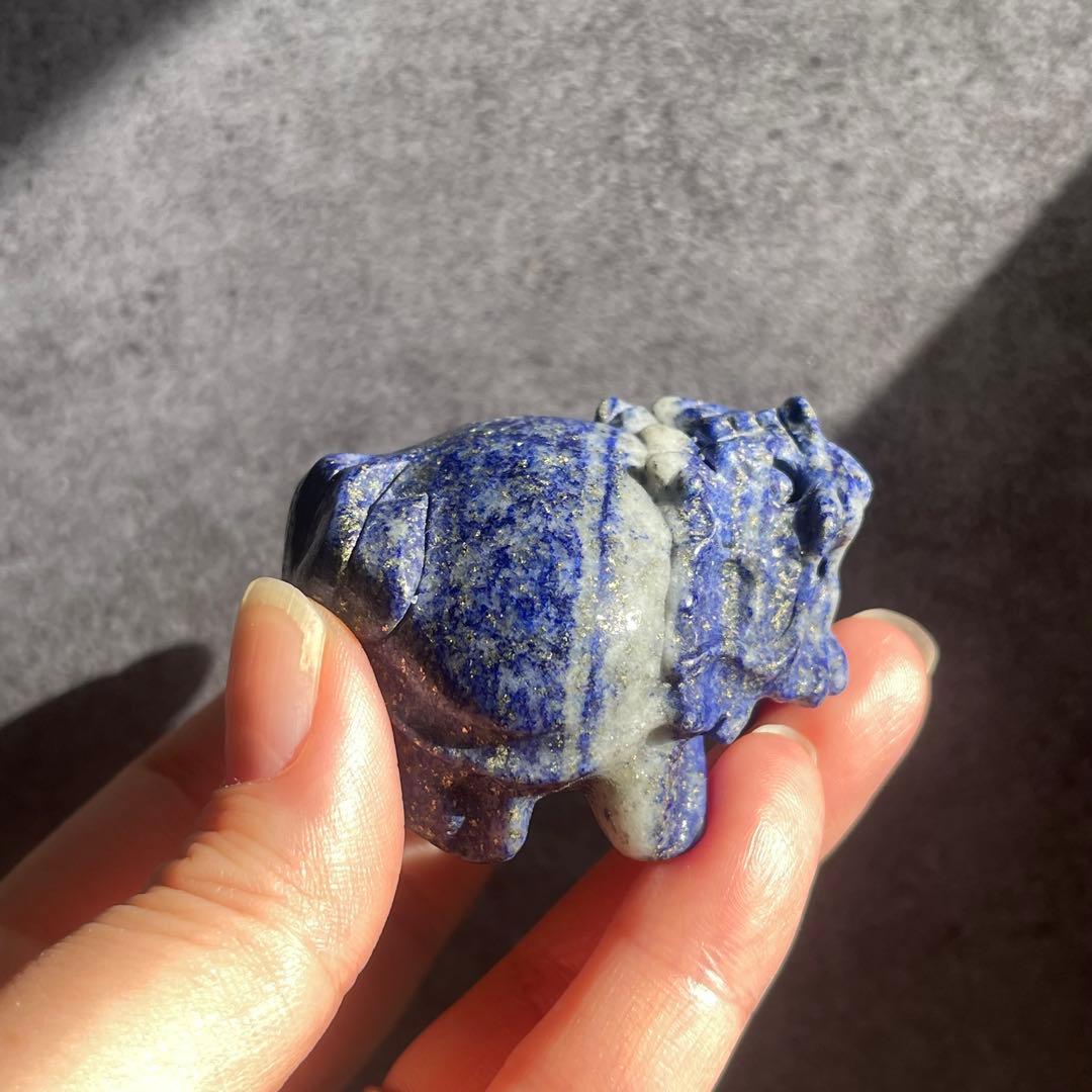 ラピスラズリ パイライト 龍亀