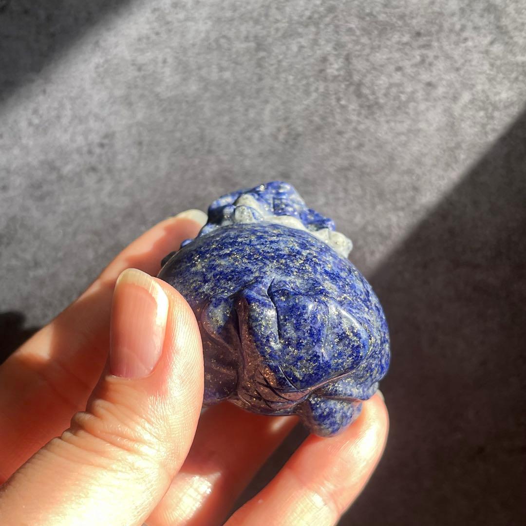 ラピスラズリ パイライト 龍亀