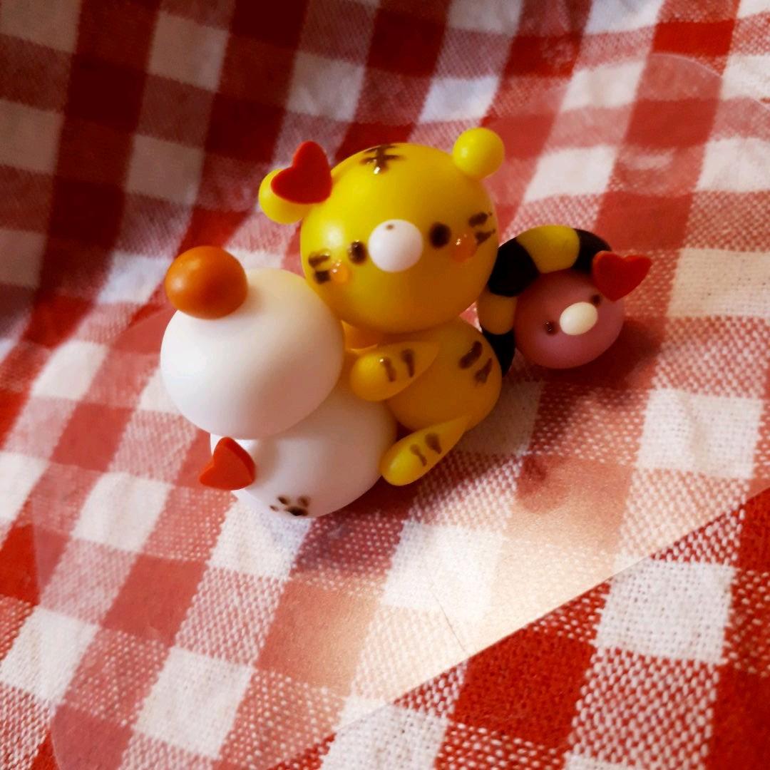 鏡餅&とら♡お正月②