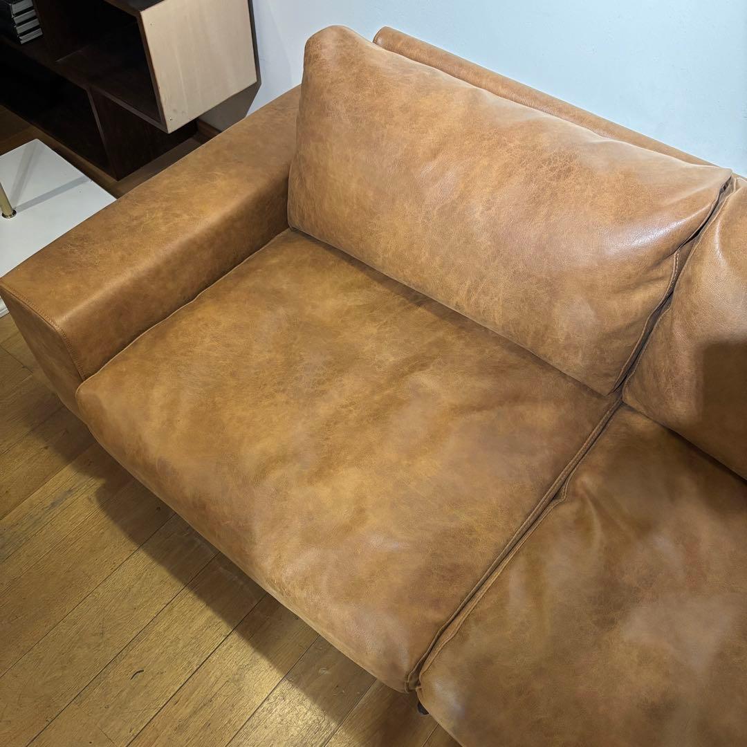 展示品級 COMFORM コンフォーム レザーテックス 3人掛け ソファー