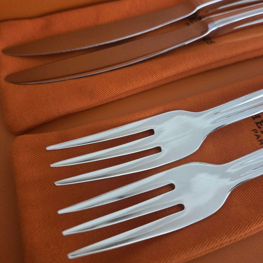 HERMES カトラリー フォーク ナイフセット