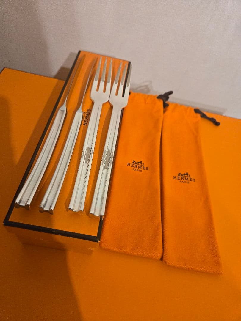 HERMES カトラリー フォーク ナイフセット