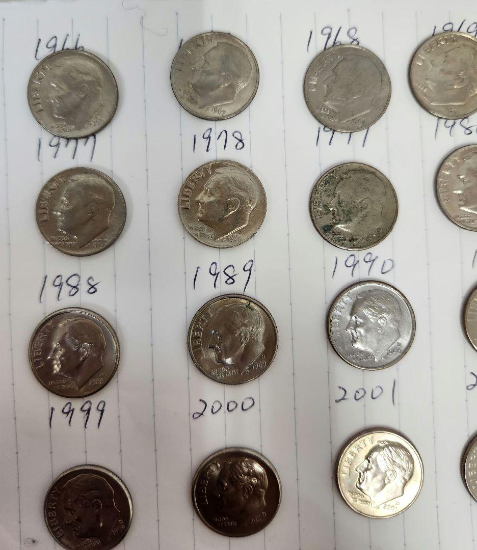 ケネディハーフダラーコイン 1962-2005年アメリカ ダイム銀貨 - メルカリ