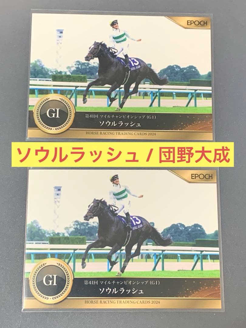 ホースレーシング カード ソウルラッシュ 団野大成 2枚セット - メルカリ