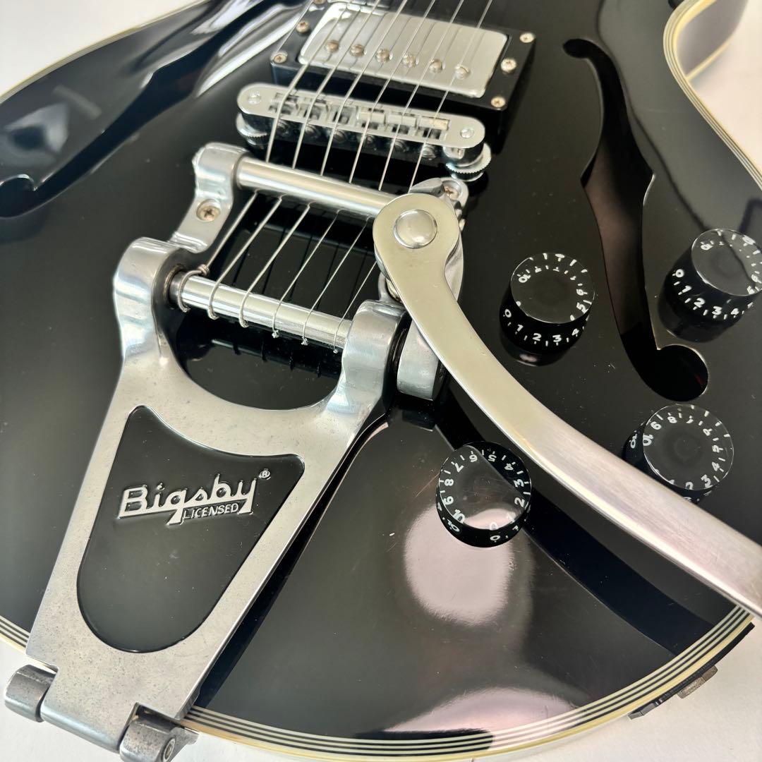 希少モデル☆Burny BLC-90 レスポールカスタム セミホロウ ビグズビー