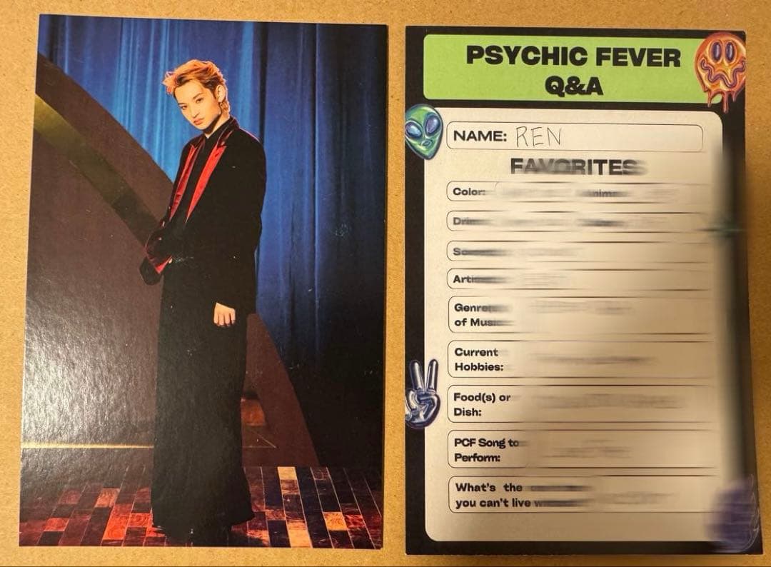PSYCHIC FEVER 渡邉廉 ポストカード - メルカリ