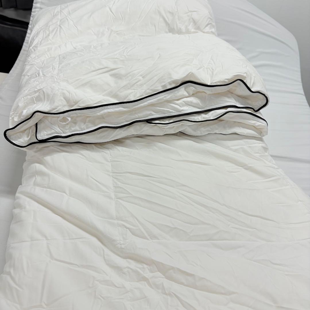 38開封済み　羽毛布団　ダブル　掛け布団　100％羽毛1.4kg　RDS認証