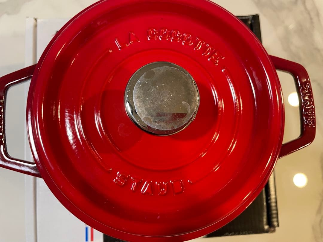 ストウブ ピコココット ラウンド 16cm チェリー