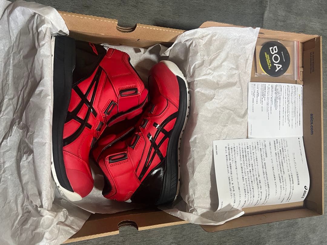 アシックス ハイカット安全靴 26.5cm ウィンジョブCP304 BOA