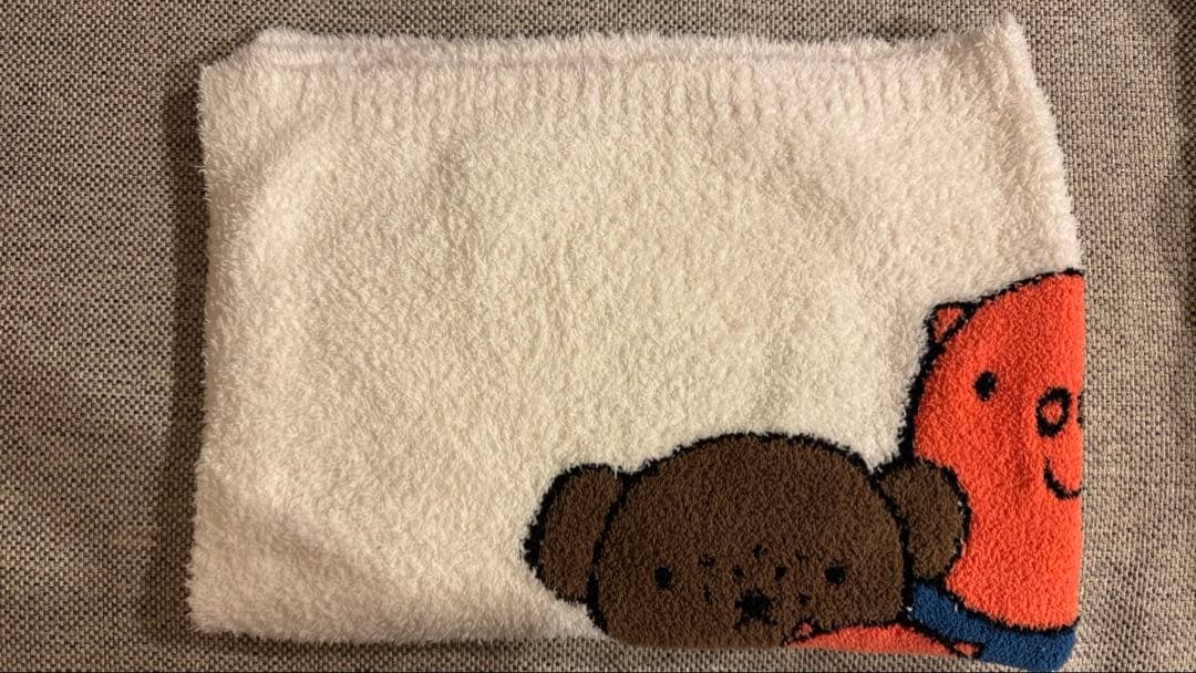 ジェラートピケ ベビモコワンポイントジャガードブランケット - メルカリ