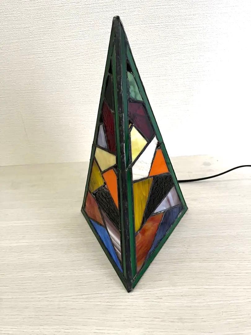 ステンドグラス《電気スタンド①-2》