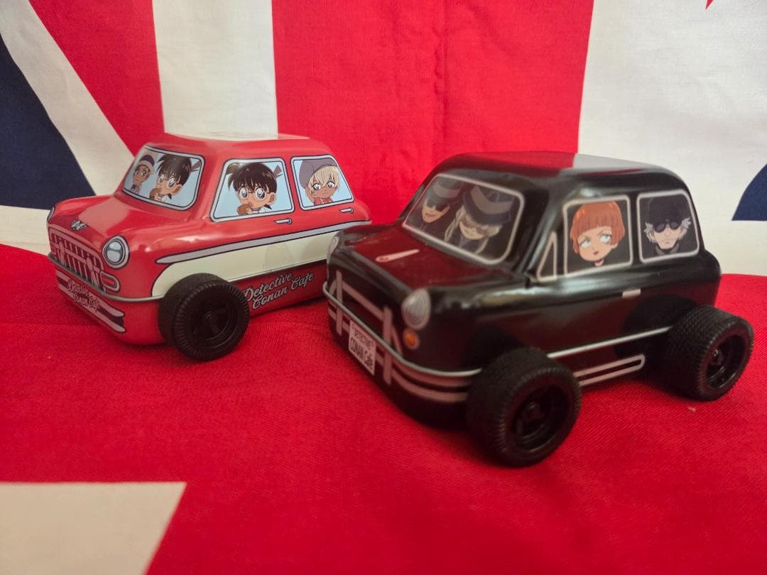 ミニクーパー ブリキ4台☆鬼滅の刃 名探偵コナン 闇の組織
