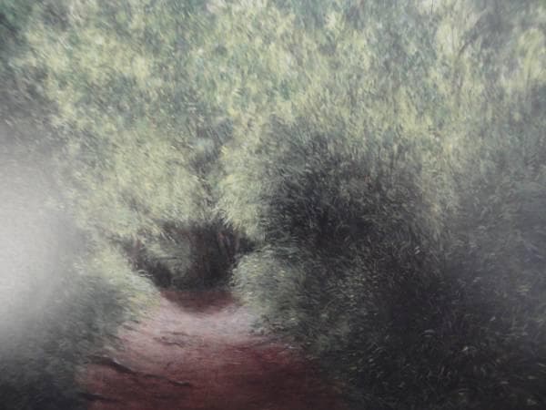 山本 貞、道の風景、希少な額装用画集より、美品、新品額装付