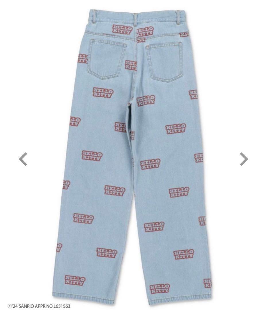 日焼けキティ❤️ハローキティ×SPINNSサマーシリーズ 総柄デニム