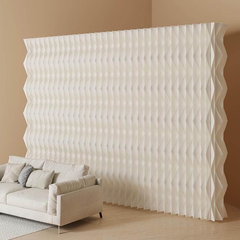 パーテーション間仕切り折り畳み式高さ2ｍ長さ4-5ｍ組立不要ついたて目隠し