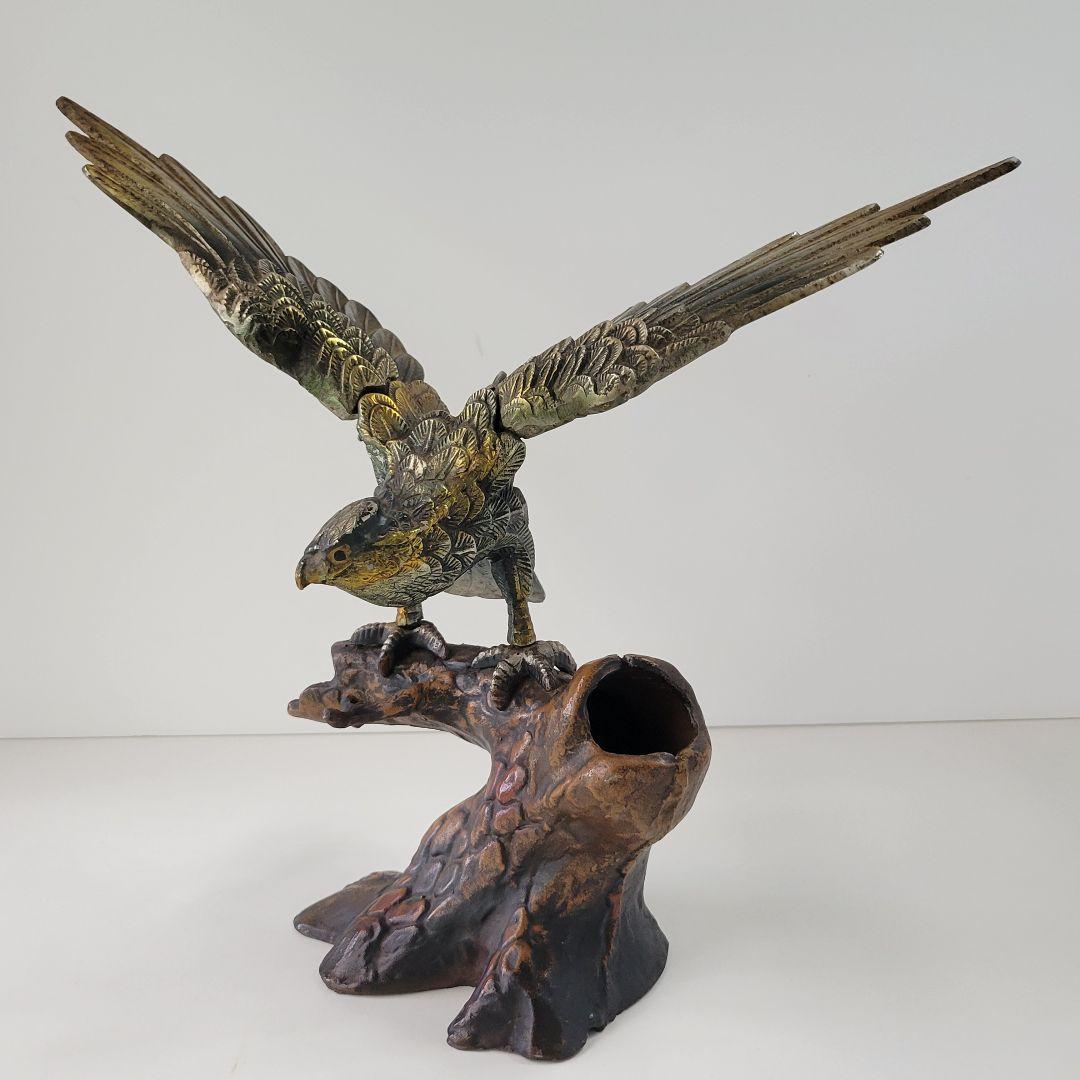 ヴィンテージ ビッグサイズ 鷹 置物 オブジェ - メルカリ