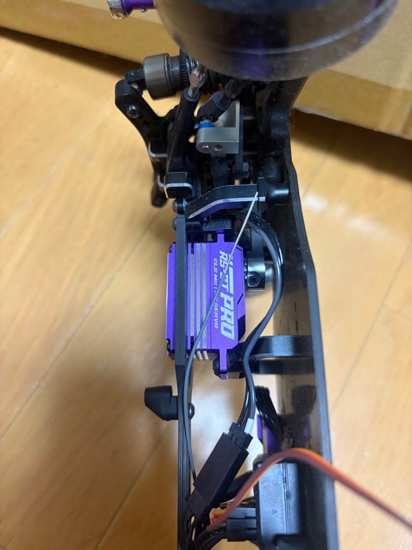 ドリフトカー 1/10 オレンジ/ブラック リモコン付き