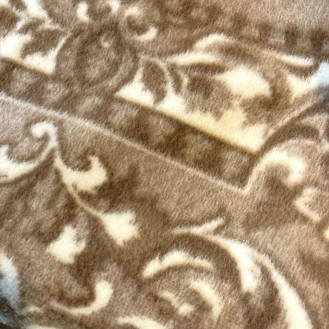 西川 カシミヤ羊毛50%高級純毛毛布　★新品お箱入り　日本製　ベージュ