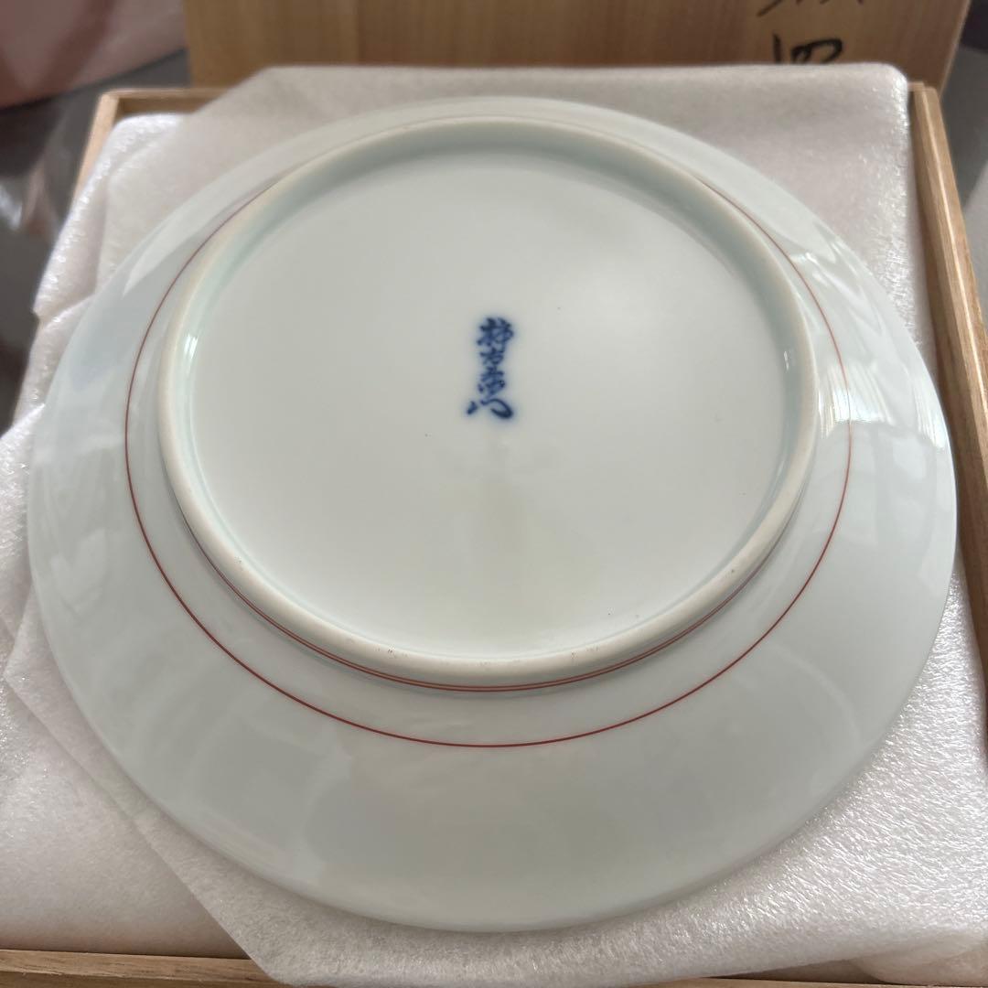 柿右衛門窯　額皿　約19.8センチ