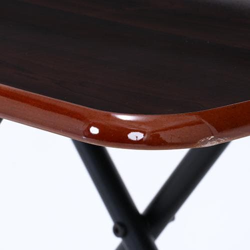 【新品・送料無料】【完成品】ガス昇降式テーブル PU 幅90cm ブラウン