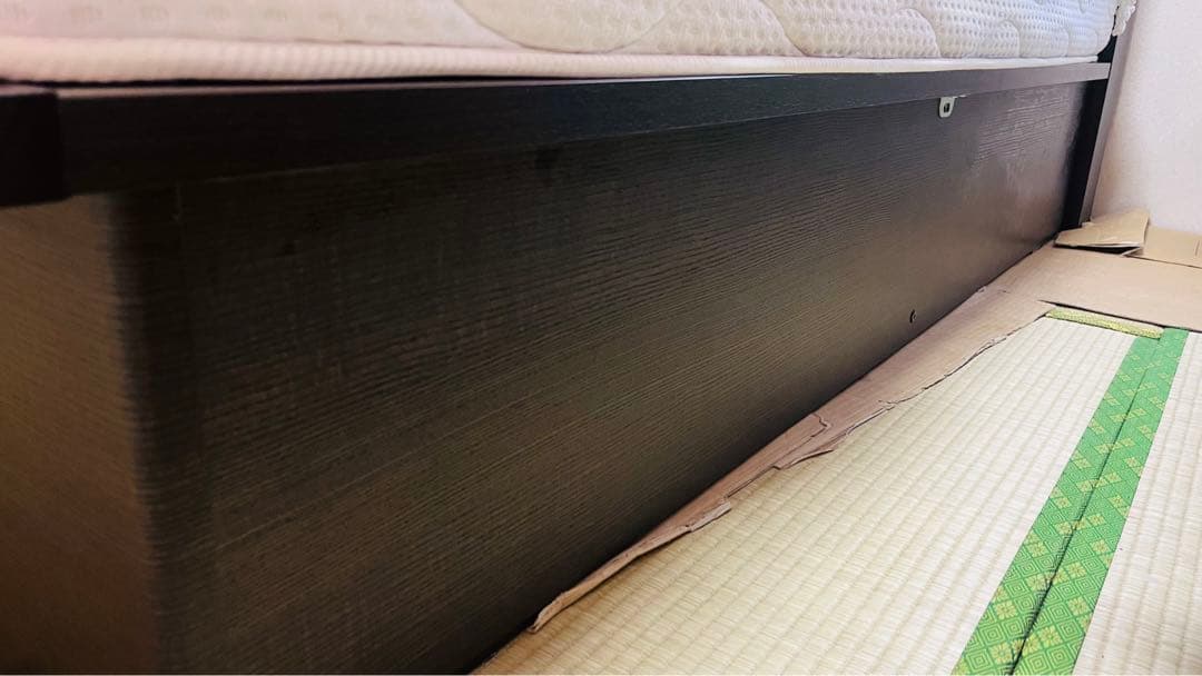 【送料込み】TOKYO BED 高品質 ダブルベッド　フレーム 跳ね上げ式