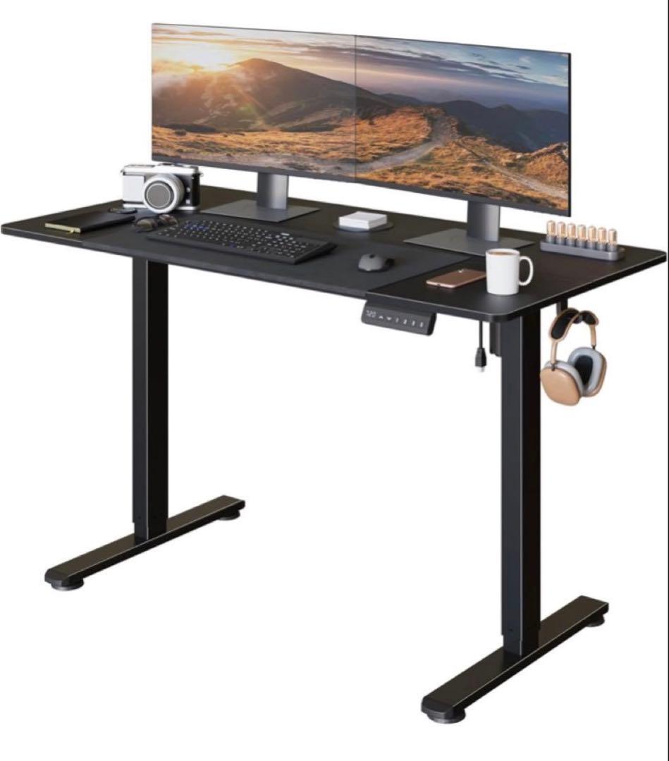 電動 オフィスワークテーブル スタンディングデスク 昇降式デスク 高さメモリー