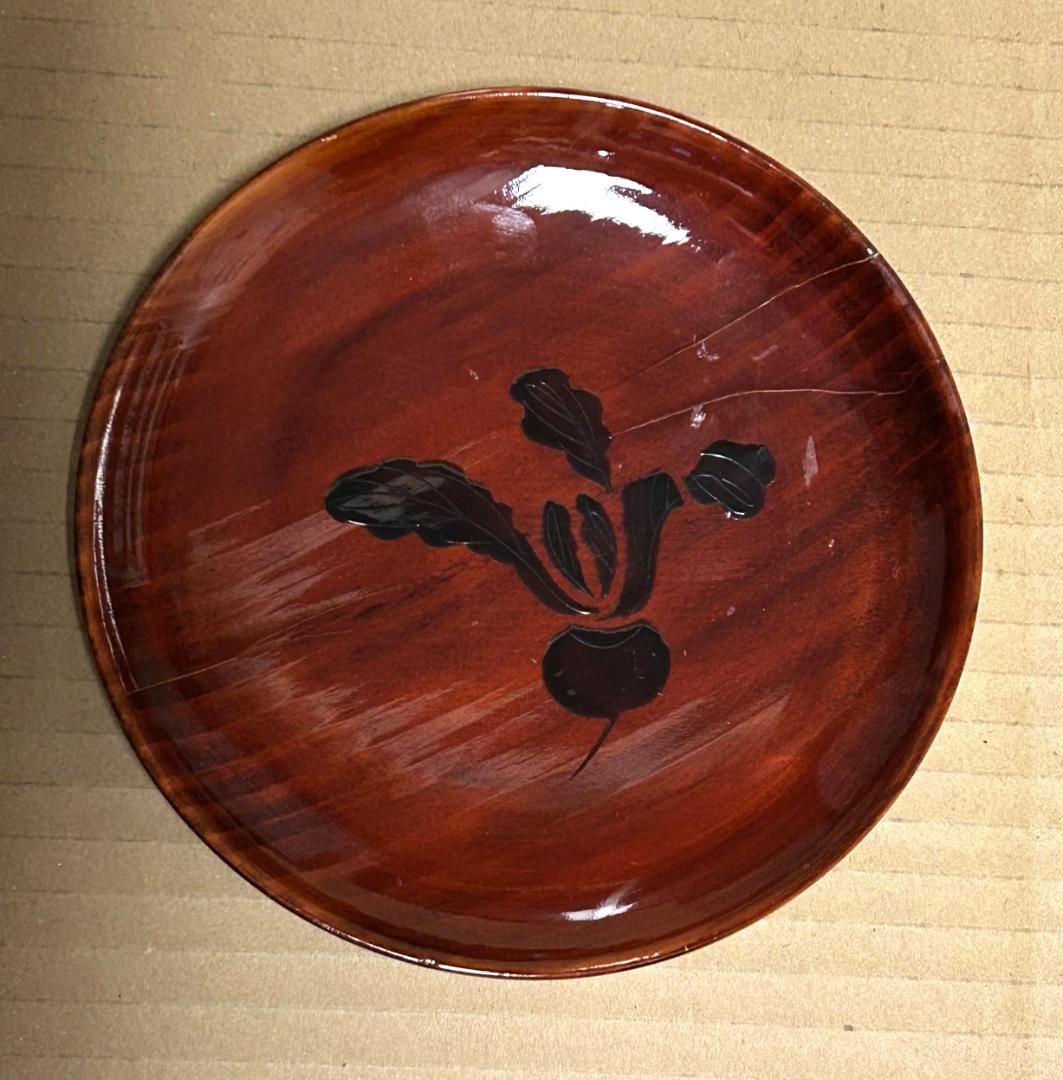 春慶塗“系”の木製漆皿・10枚セット 菓子器