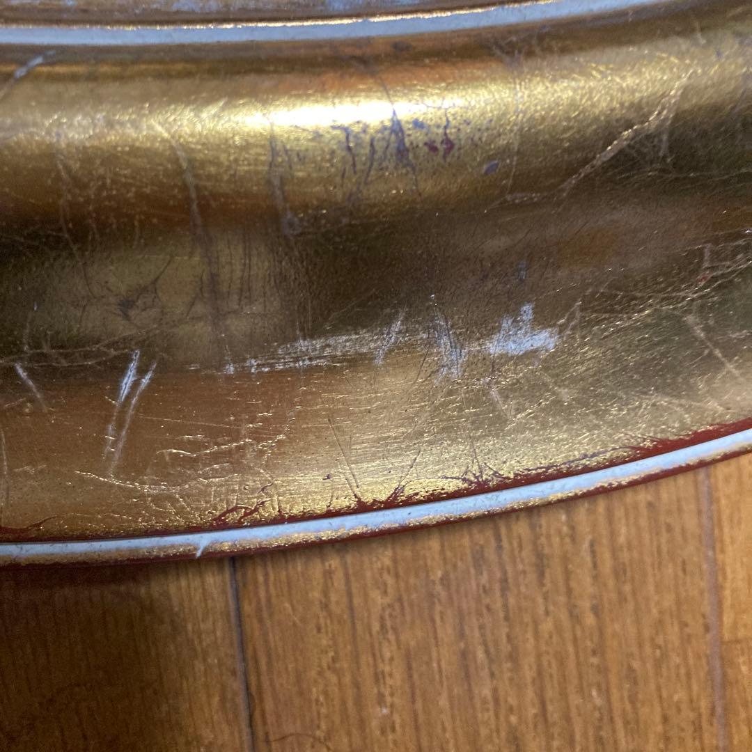 アンティーク風 鏡 直径約76cm