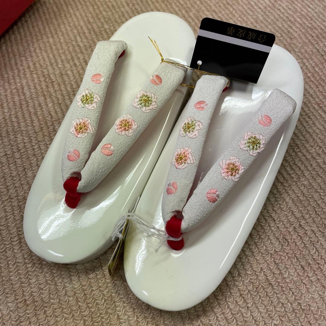 新品 七五三 七歳お祝い はこせこ 筥迫セット 手毬 刺繍 箱迫小物6点セット