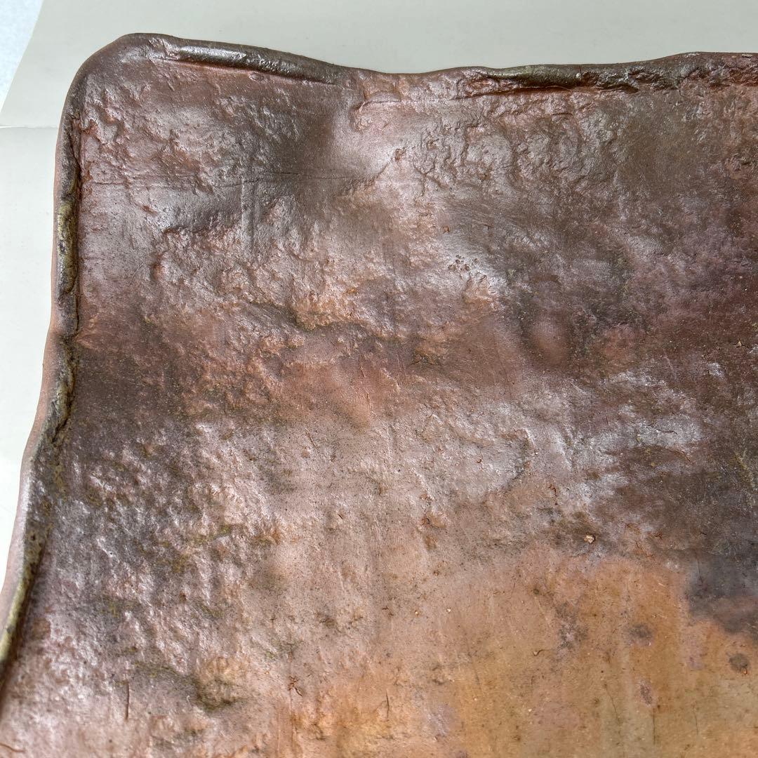 中村 真】陶器 四角皿 木箱付きB006 - メルカリ