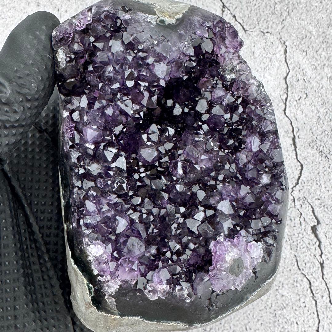 G-100アメジストクラスター ドーム 原石 天然石 パワーストーン　インテリア