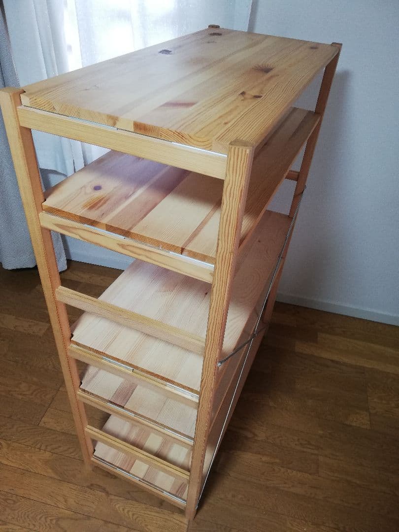 無印良品　パイン材ユニットシェルフ・奥行39.5㎝・幅86㎝ ・高さ120cm