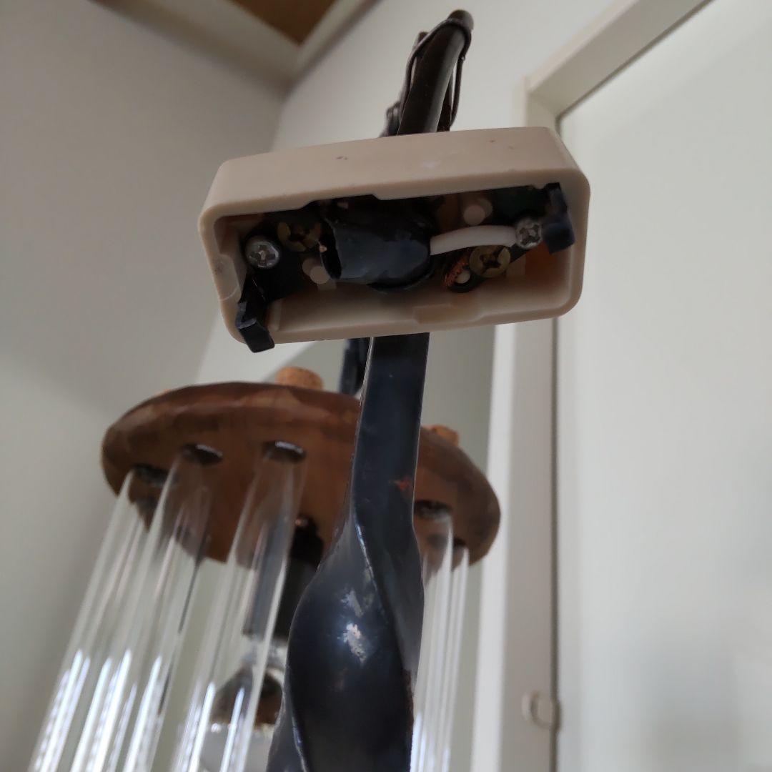 【最終お値下げ】試験管×木製　照明　ペンダントライト　木工作家