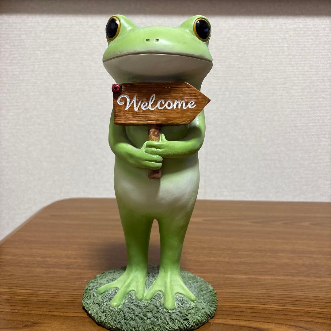 【美品】可愛いカエルたち　オーナメント６点セット★カエルのコポー　など