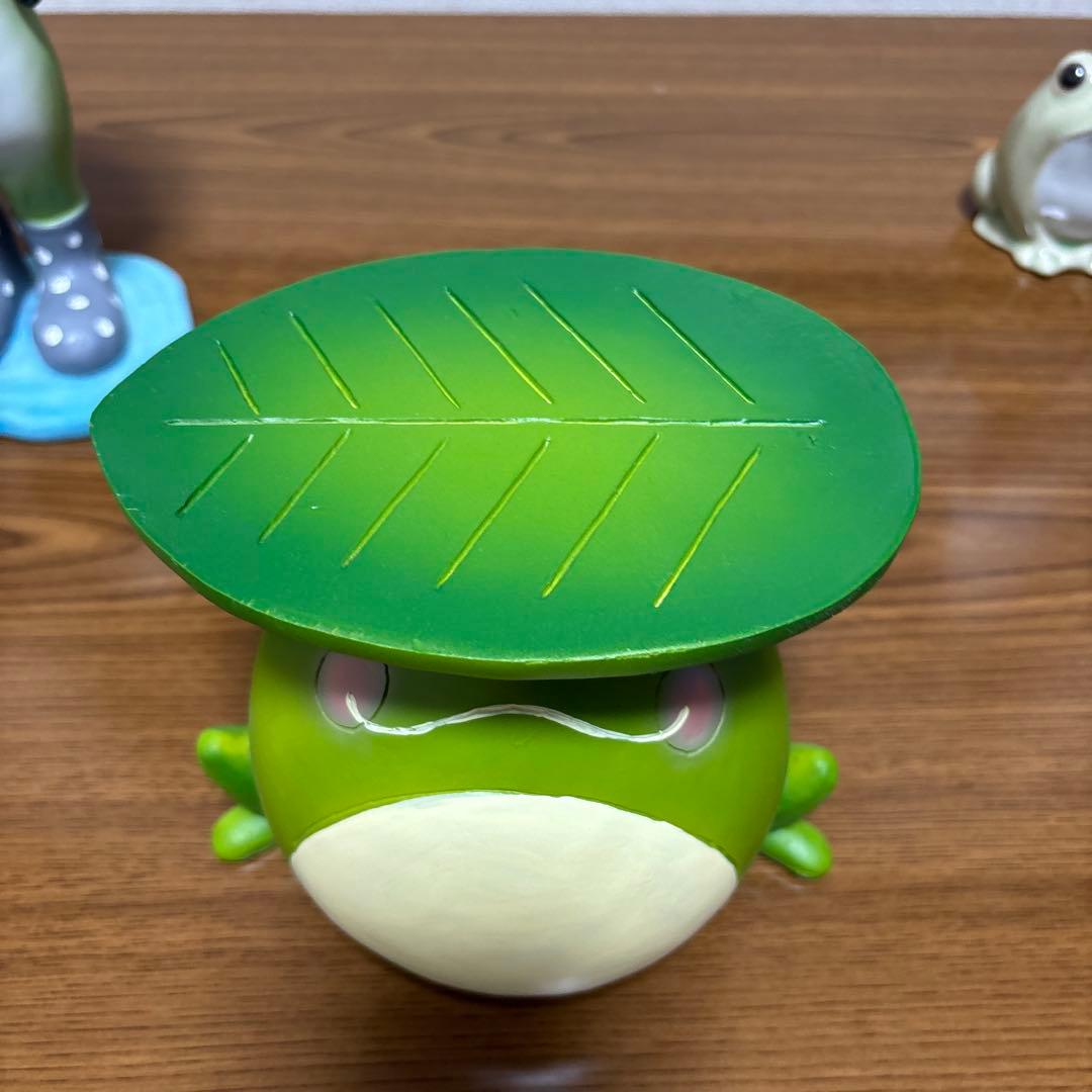 【美品】可愛いカエルたち　オーナメント６点セット★カエルのコポー　など