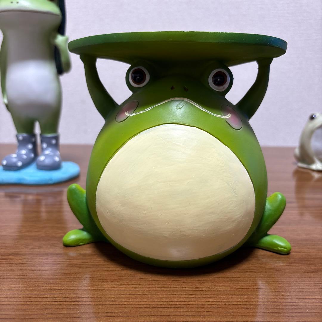 【美品】可愛いカエルたち　オーナメント６点セット★カエルのコポー　など