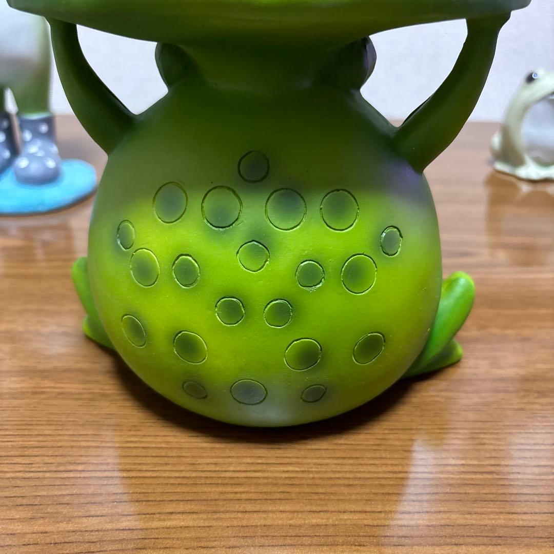 【美品】可愛いカエルたち　オーナメント６点セット★カエルのコポー　など