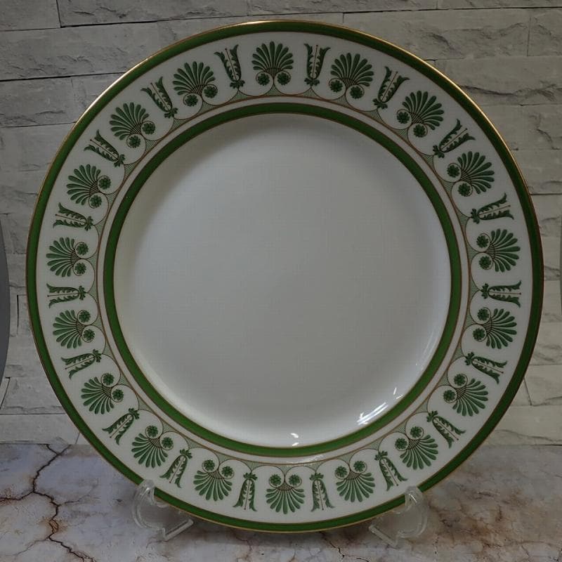 RU-6208　リチャードジノリ　パルメッテ　エメラルド　大皿　プレー度　4客