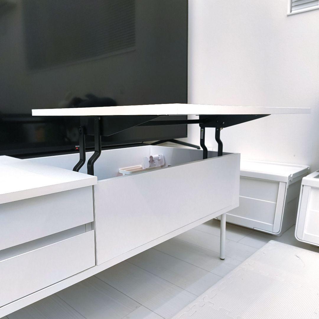 ローテーブル　ホワイト　白