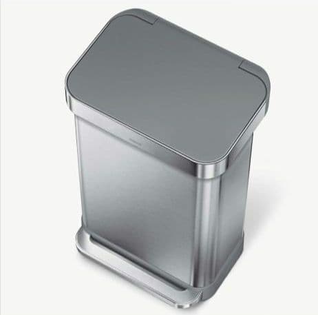 シンプルヒューマン RECTANGULAR STEP CAN 45L