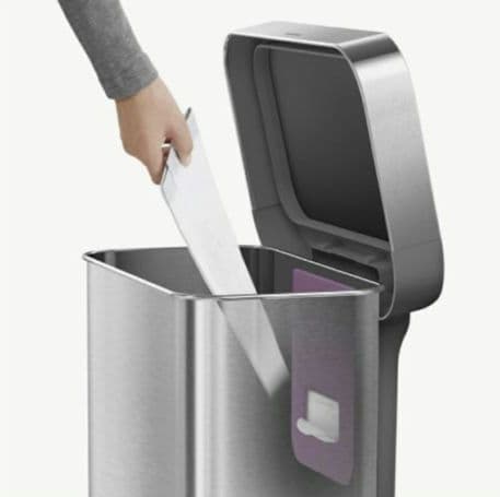 シンプルヒューマン RECTANGULAR STEP CAN 45L